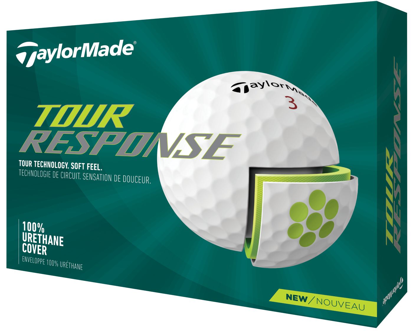 6 Dozen Brand New Golf balls! 2 TaylorMade Tour shops Response & 4 Vice Pro Balls