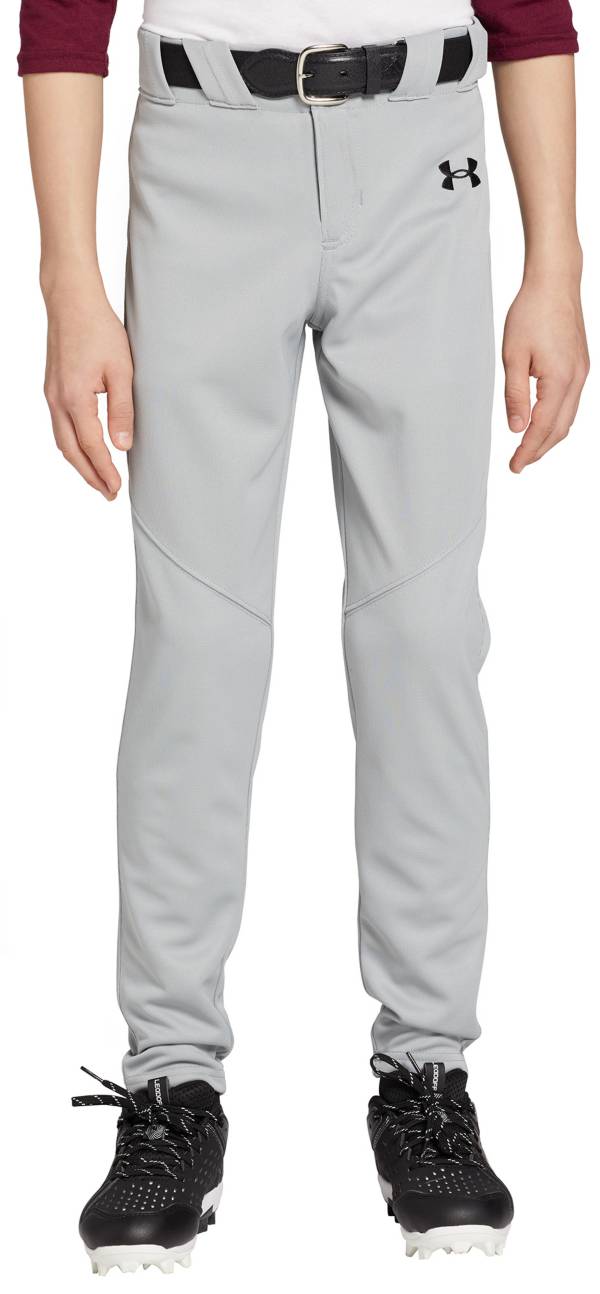  Under Armour Boys' Utility Baseball Pant, (001) Black / /  White, Youth X-Small : Clothing, Shoes & Jewelry