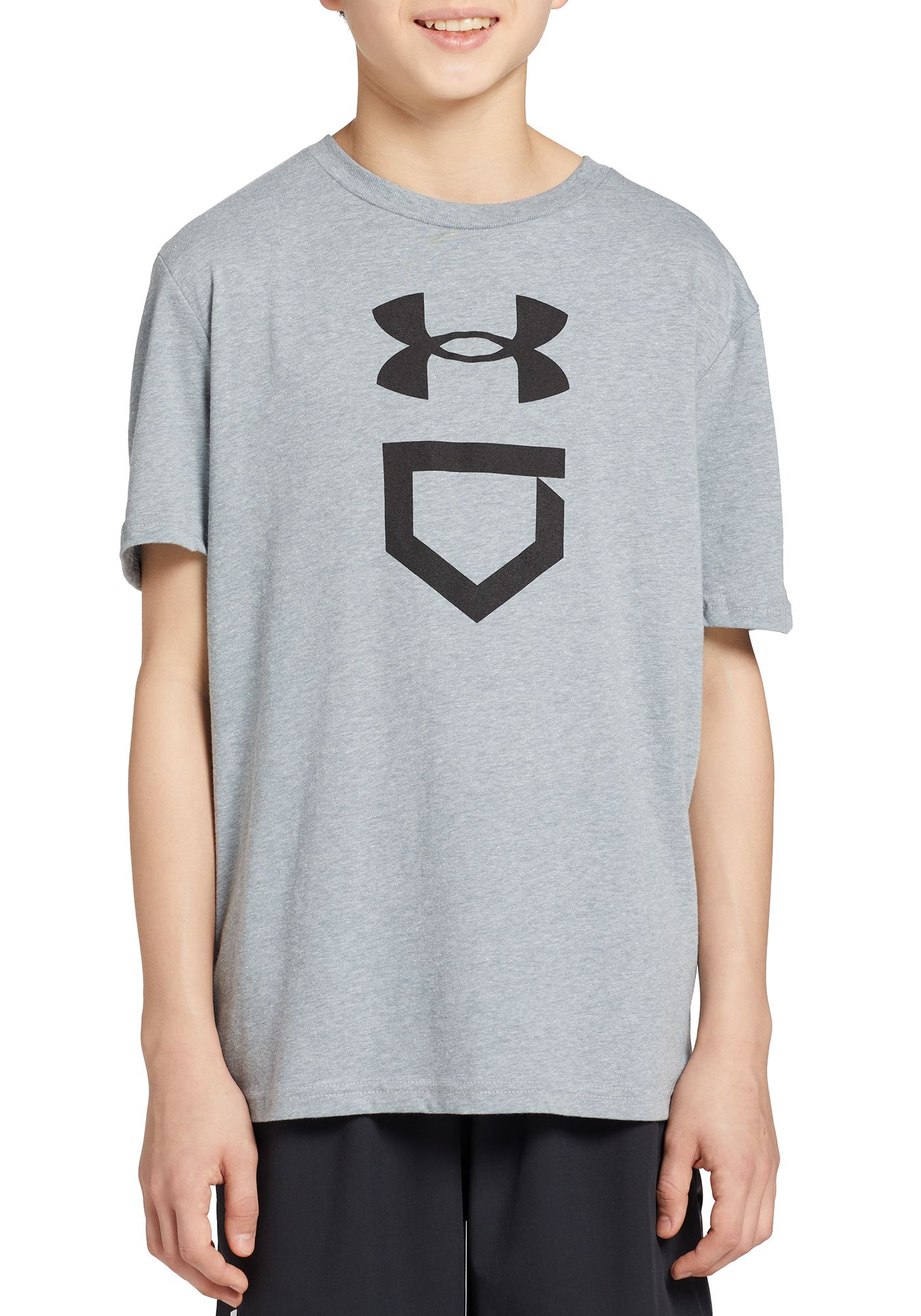 Boys under armour baseball shirt online