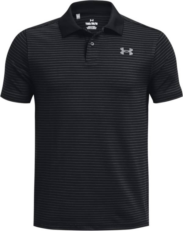 Grey under best sale armour golf shirt