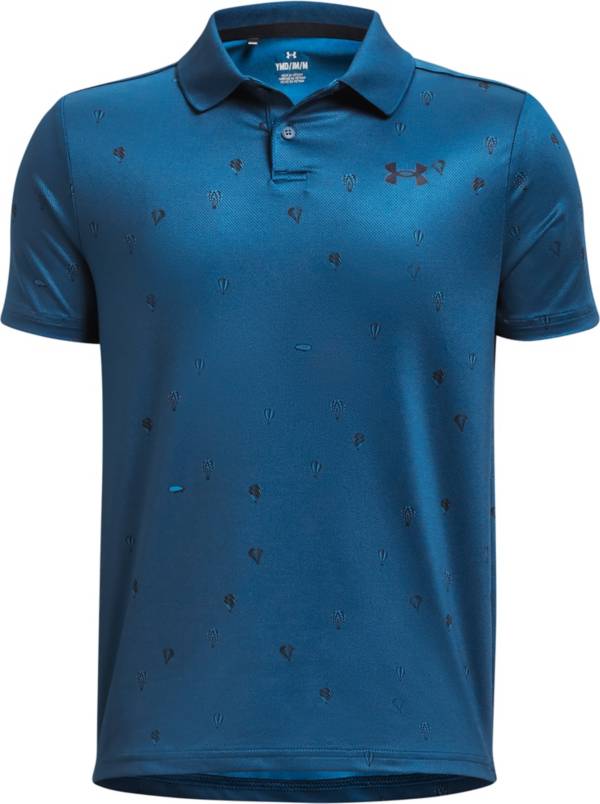 Youth under armour sales golf shirts