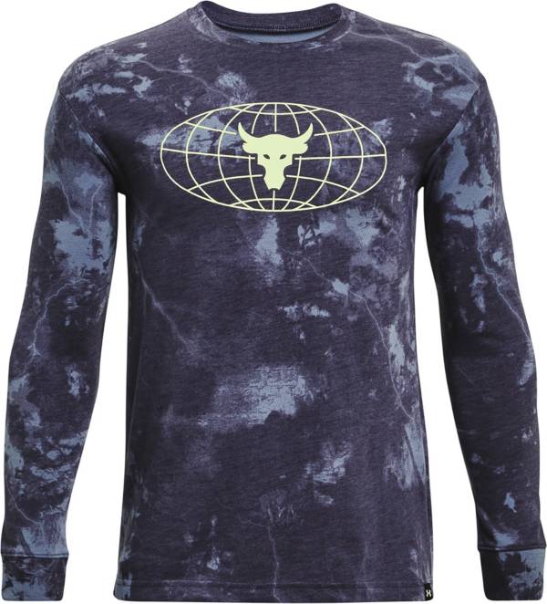 Under Armour Boys' Project Rock Brahman Globe Long Sleeve Shirt product image