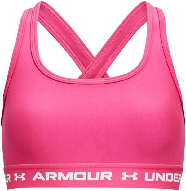 Under Armour Girls' Crossback Mid Solid Low Support Sports Bra product image