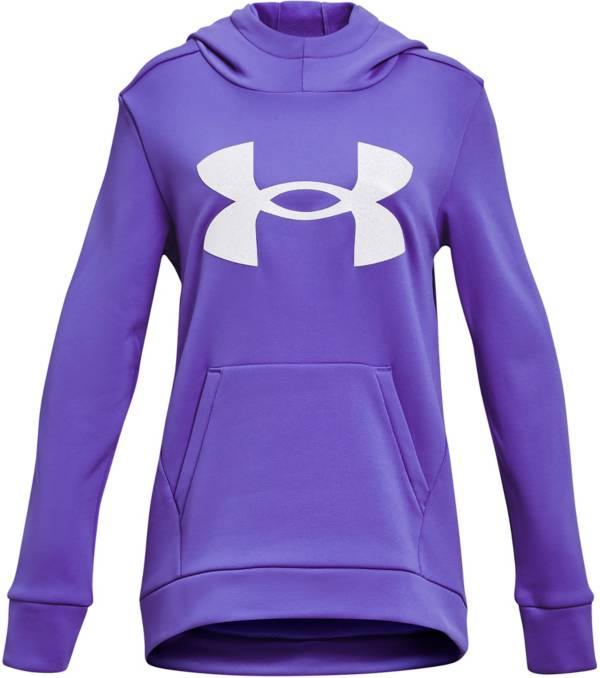 Under Armour Girls' Armour Fleece Glitter Hoodie | Dick's Sporting Goods