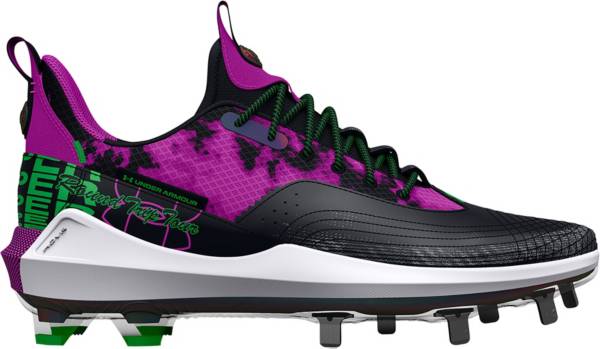 Purple metal hot sale cleats