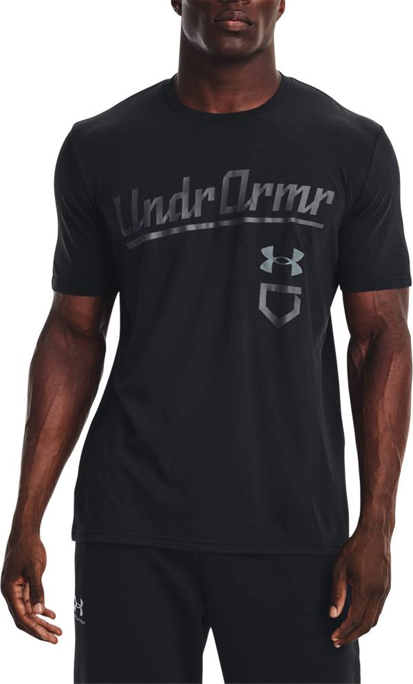 gewoontjes Bewonderenswaardig Diplomatie Under Armour Men's Baseball Script Short Sleeve T-Shirt | Dick's Sporting  Goods