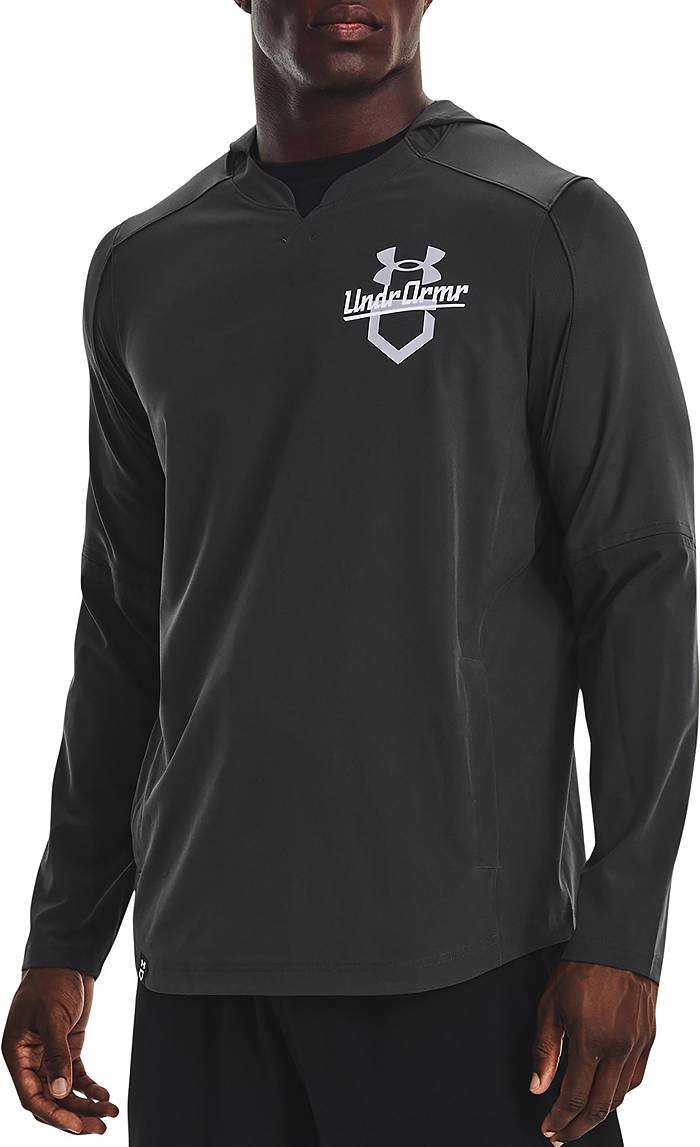 Under Armour Men's Hooded Cage Jacket, Size: Small, Black
