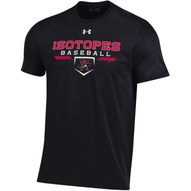 sorry, Under Armour Men's Albuquerque Isotopes Black Performance Cotton T-Shirt is currently out of stock