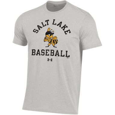 sorry, Under Armour Men's Salt Lake Bees Gray Performance Cotton T-Shirt is currently out of stock