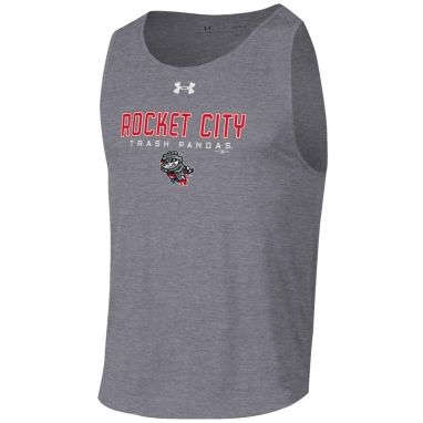 sorry, Under Armour Men's Rocket City Trash Pandas Gray Tech Tank Top is currently out of stock