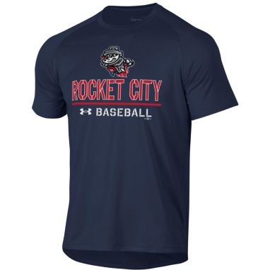 sorry, Under Armour Men's Rocket City Trash Pandas Navy Tech Performance T-Shirt is currently out of stock