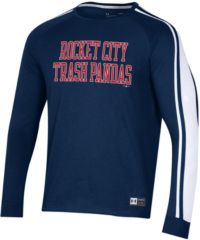 Under Armour Men's Rocket City Trash Pandas Navy Long Sleeve T-Shirt