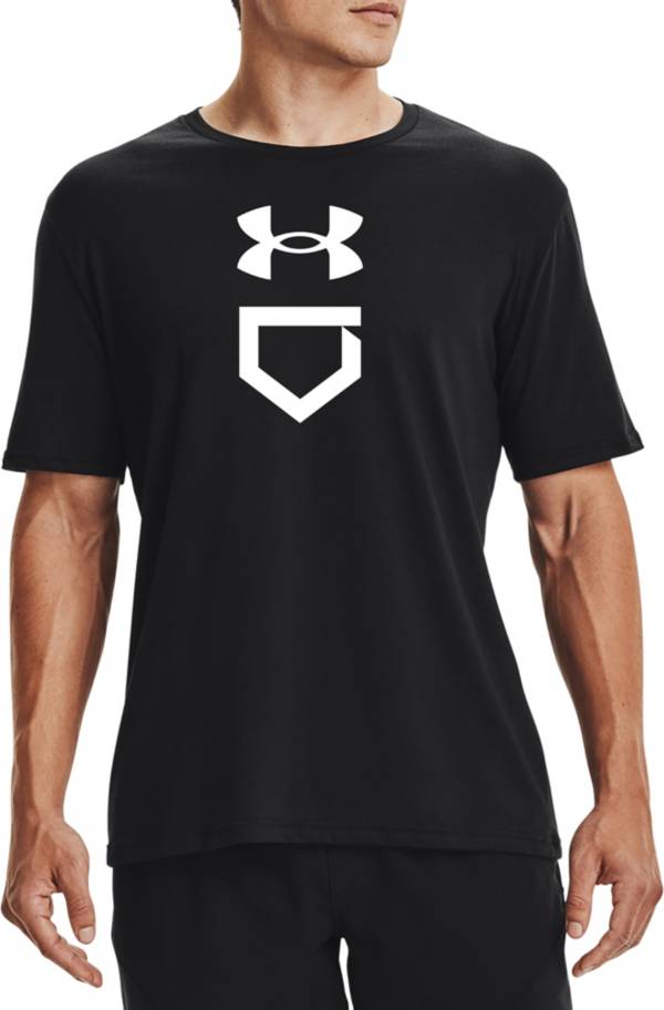 Under Armour Men's Baseball Plate Short Sleeve T-Shirt