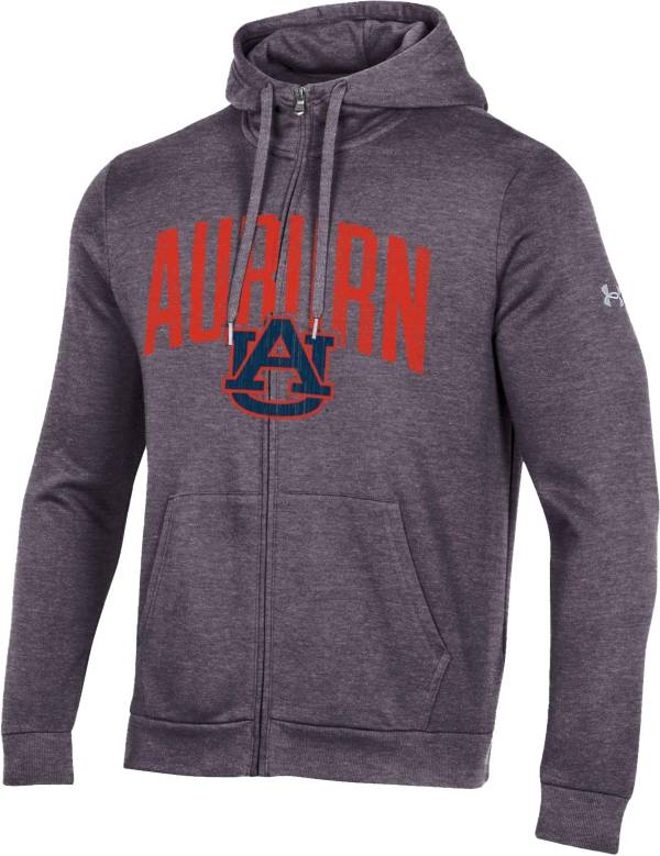 Under Armour Men's Auburn Tigers Silver Grey All Day Full Zip Hoodie Dick's Sporting Goods