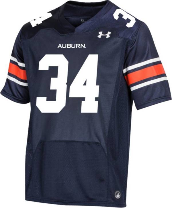 Under Armour Men's Auburn Tigers 34 Navy Replica Football Jersey product image