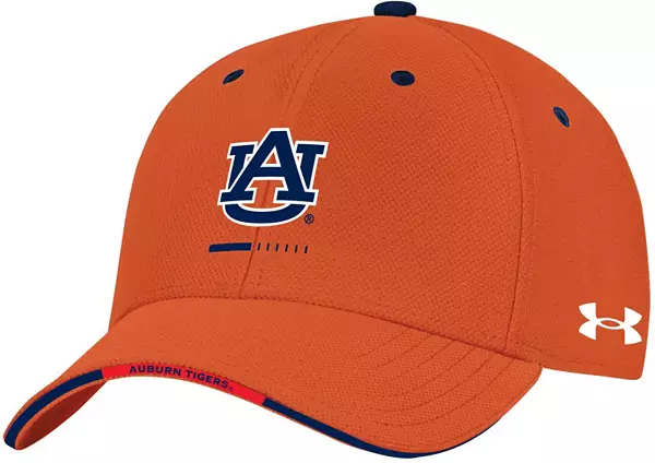 Brand New NWOT UNDER ARMOUR Orange on Gray Baseball Cap Hat Sz MED