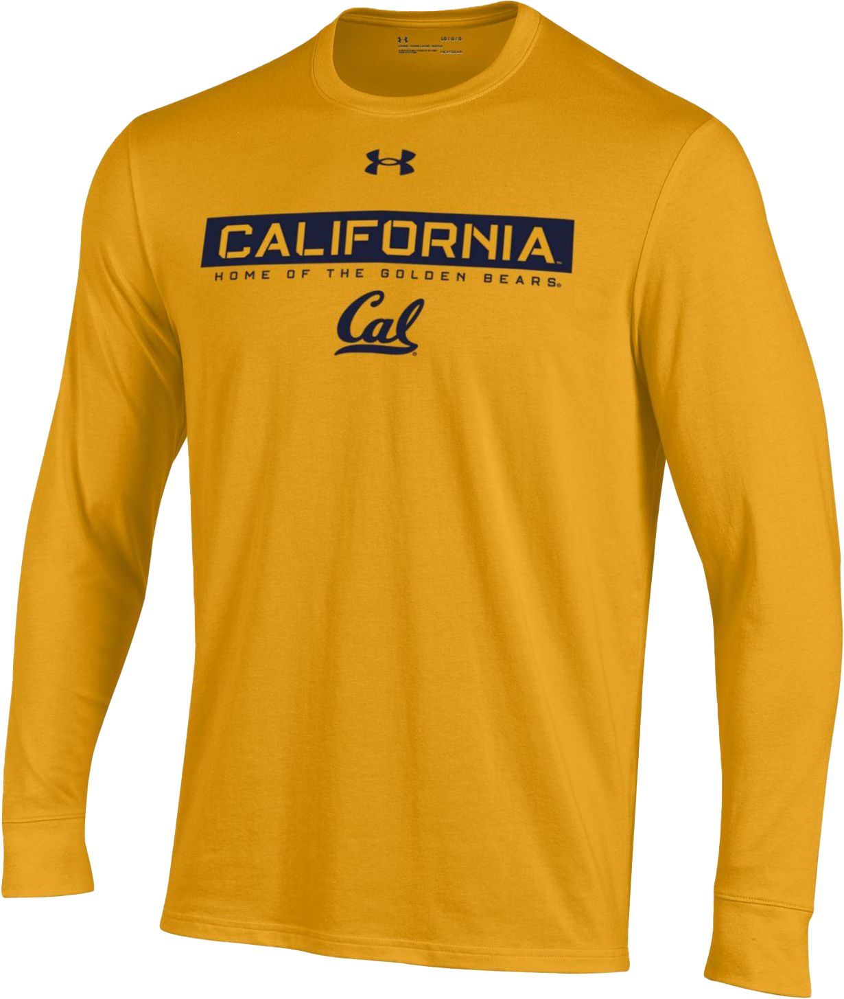 Gold under armour long top sleeve shirt