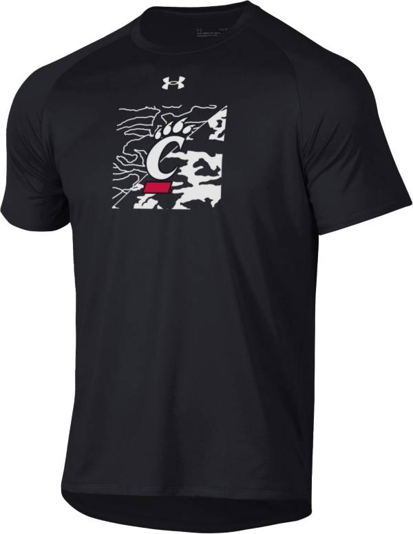 Under Armour Men's Cincinnati Bearcats Black Tech Performance T-Shirt product image