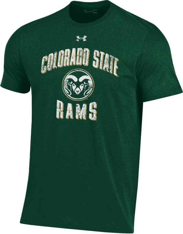 Under Armour Men's Colorado State Rams Green Performance Cotton T-Shirt product image