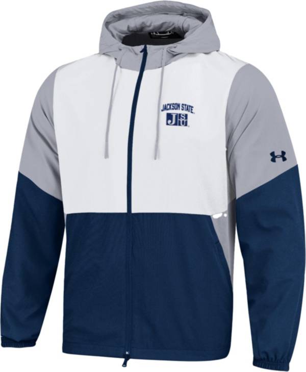 Under Armour Men's Jackson State Tigers Navy Blue Fieldhouse Jacket product image