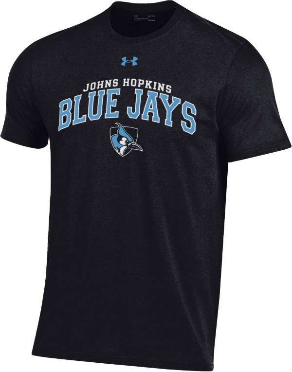 Under Armour Men's Johns Hopkins Blue Jays Black Performance Cotton T-Shirt product image