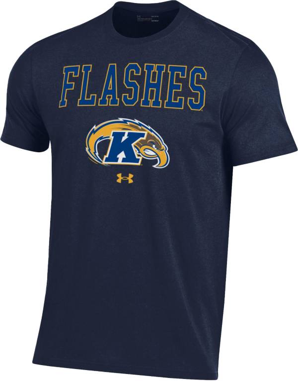 Under Armour Men's Kent State Golden Flashes Navy Performance Cotton T-Shirt product image