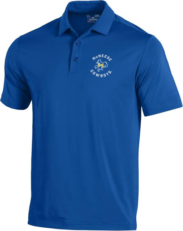 Under Armour Men's McNeese State Cowboys Royal Blue Tech Polo product image