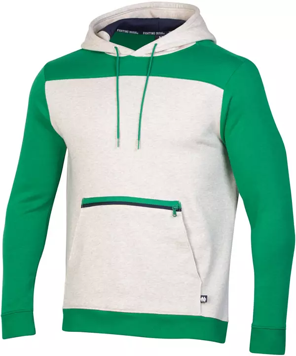 Under Armour Men's Notre Dame Fighting Irish Green and White