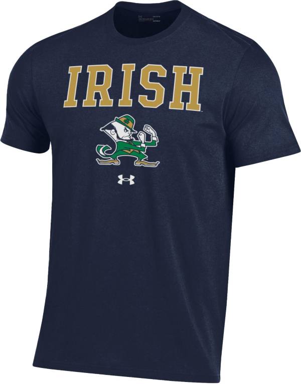 Under Armour Men's Notre Dame Fighting Irish Navy Performance Cotton T-Shirt product image