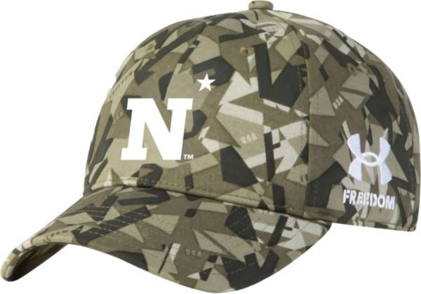 Under Armour Men's Navy Midshipmen Camo Freedom Adjustable Hat