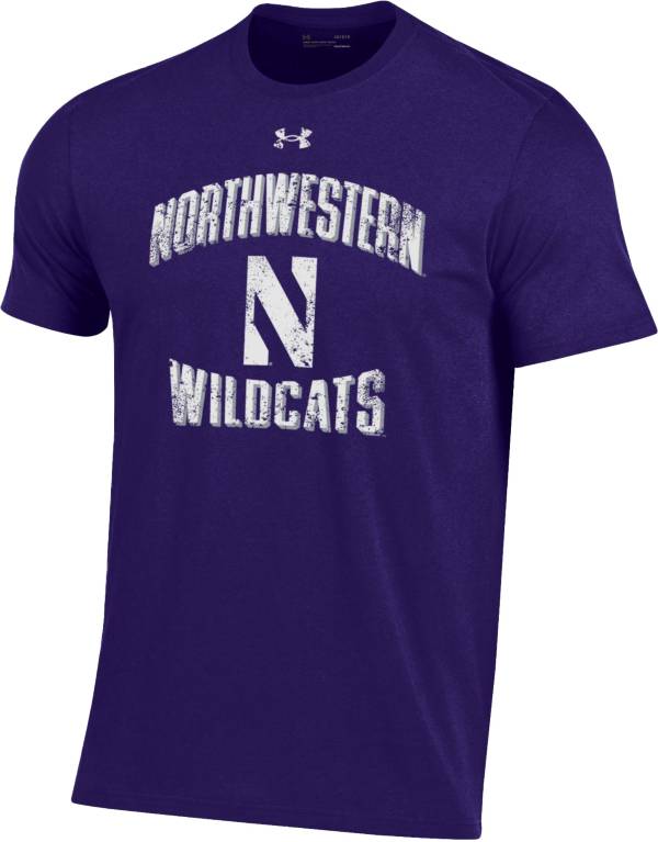 Under Armour Men's Northwestern Wildcats Purple Performance Cotton T-Shirt product image