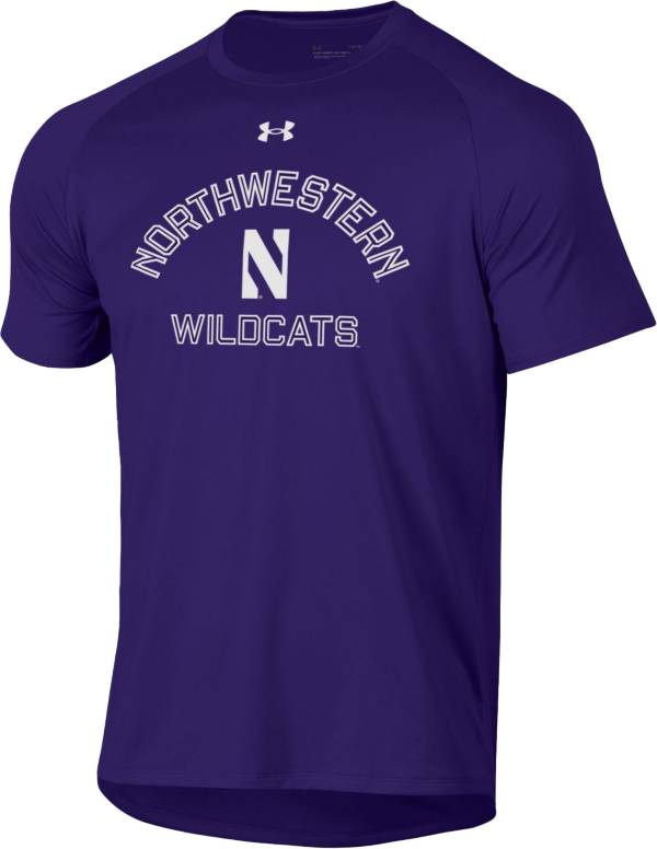 Under Armour Men's Northwestern Wildcats Purple Tech Performance T ...