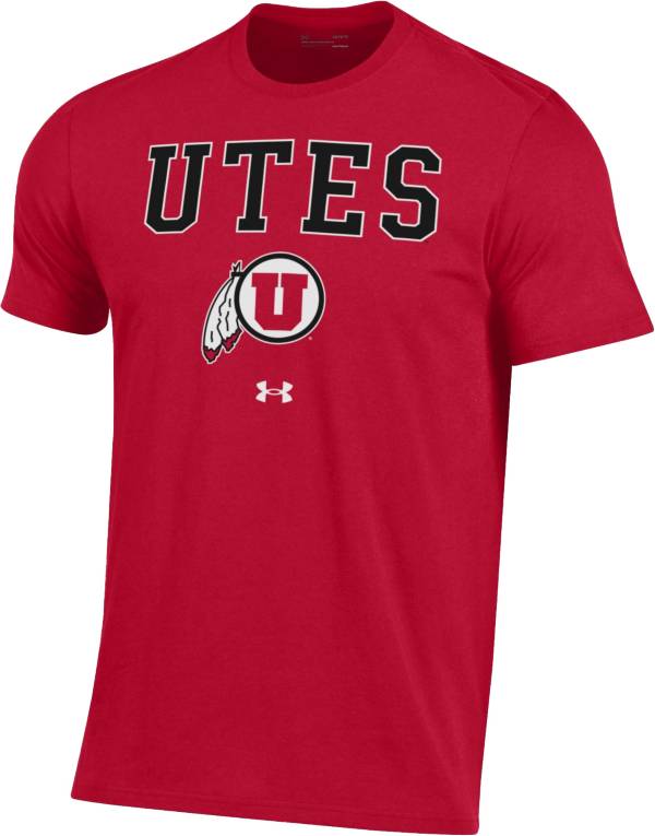 Under Armour Men's Utah Utes Red Performance Cotton T-Shirt product image
