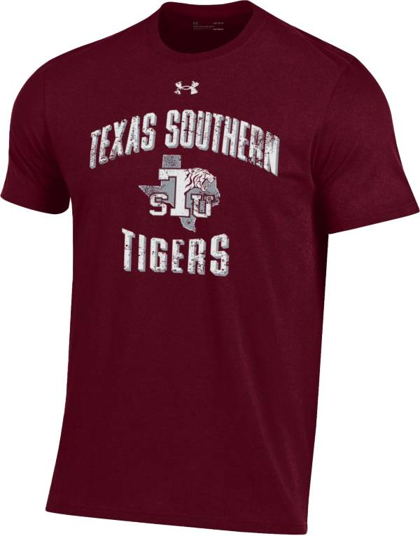 Under Armour Men's Texas Southern Tigers Maroon Performance Cotton T-Shirt product image