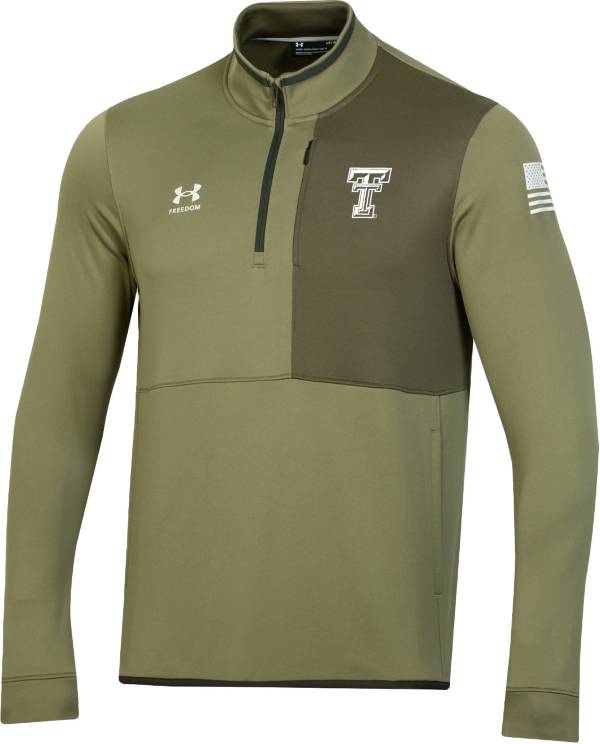 Under Armour Men's Texas Tech Red Raiders Camo Freedom 1/4 Zip Jacket product image