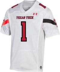 Retro Brand Men's Texas Tech Red Raiders Michael Crabtree #5 Black Replica Football Jersey, XL