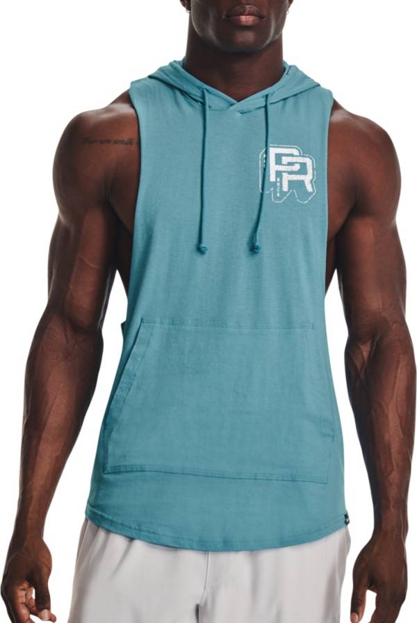 Under armour sleeveless hot sale hoodie the rock