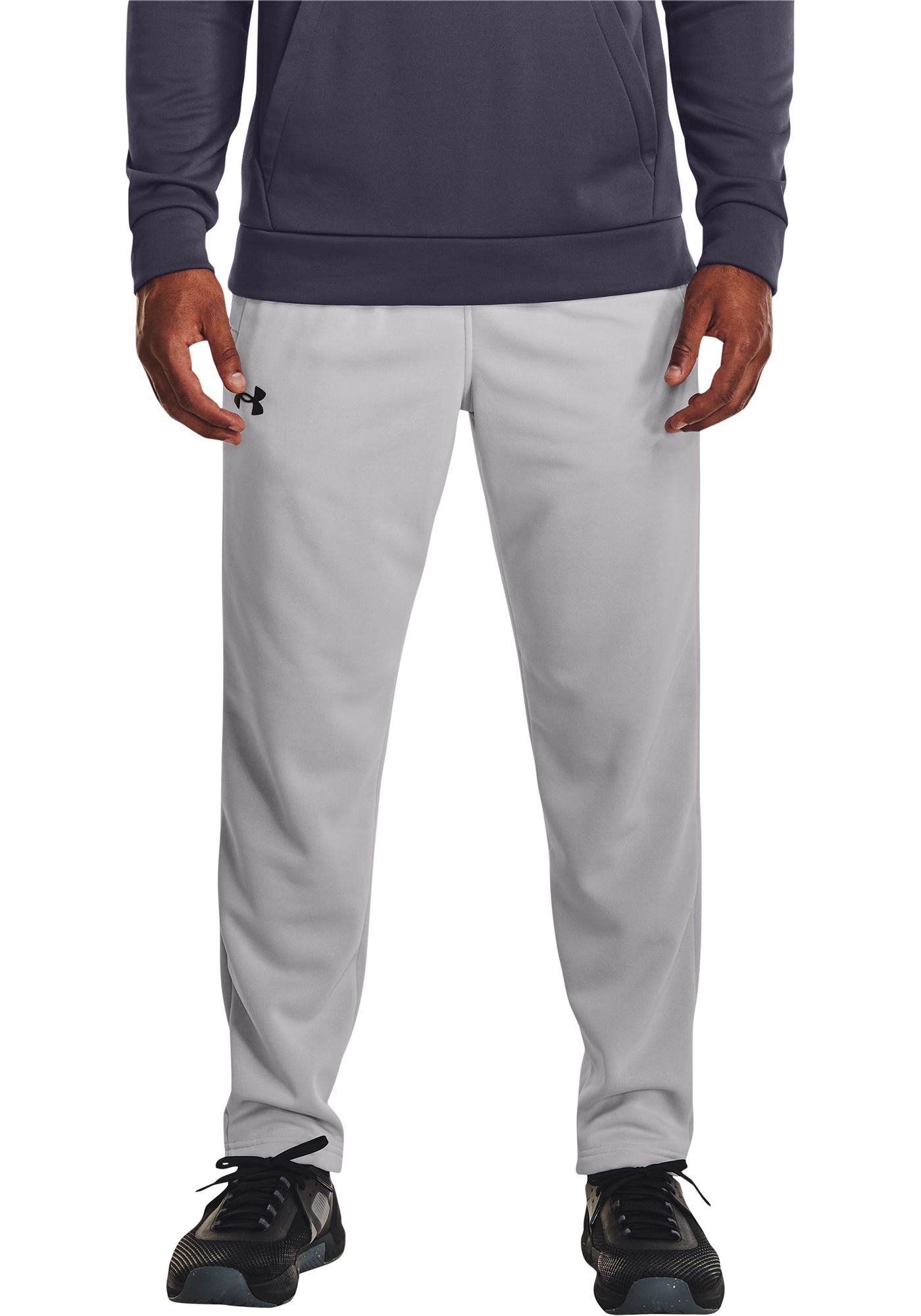 Mens gray under armour sweatpants online