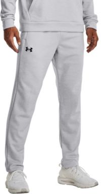 Men's Under Armour UA Fleece Twist Jogger Sweat Pants Gray Heather Black  Size XL