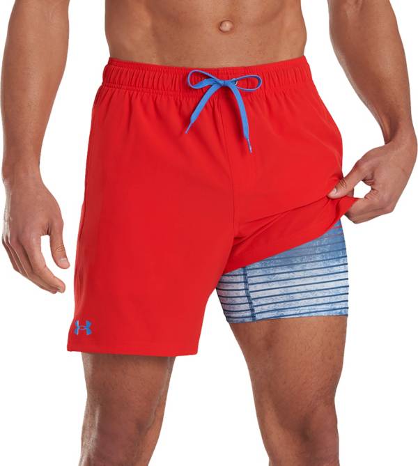 Under Armour Men's Solid Compression Volley Swim Trunks Dick's