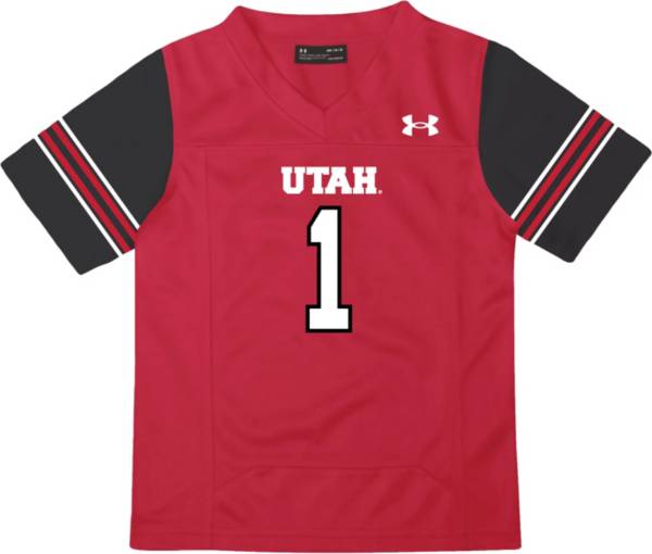 Colosseum Men's Utah Utes Cameron Rising #7 Black Replica Football Jersey