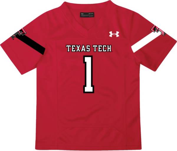 Under Armour Toddler Texas Tech Red Raiders Replica Football Jersey - Red - 3T Each