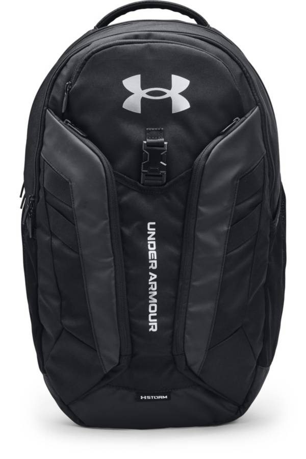 Black and white store under armour backpack