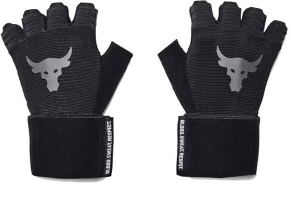 The rock workout outlet gloves