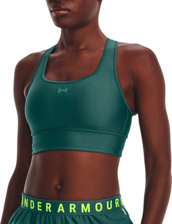 Under Armour Womens Cross-Back Mid-Impact Compression Sports Bra