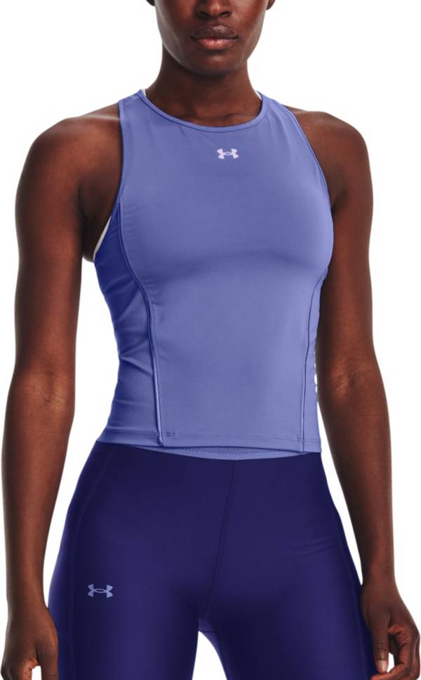 Under Armour Women's HeatGear Compression Short Sleeve - White, XL