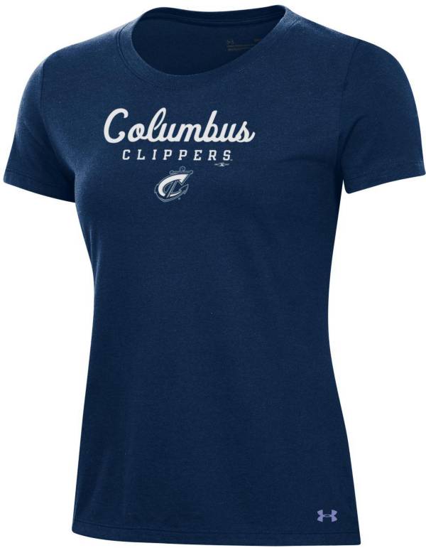Under Armour Women's Columbus Clippers Navy Performance T-Shirt product image