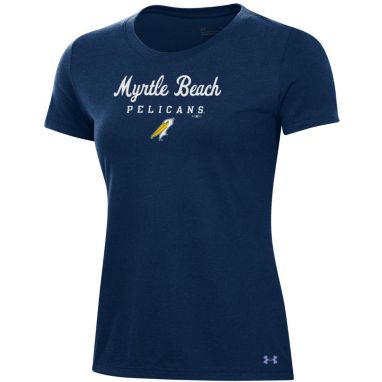 sorry, Under Armour Women's Myrtle Beach Pelicans Navy Performance T-Shirt is currently out of stock