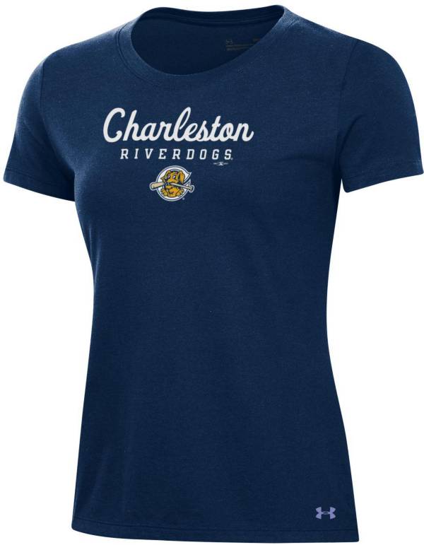 Under Armour Women's Charleston River Dogs Navy Performance T-Shirt product image