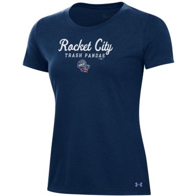 sorry, Under Armour Women's Rocket City Trash Pandas Navy Performance T-Shirt is currently out of stock